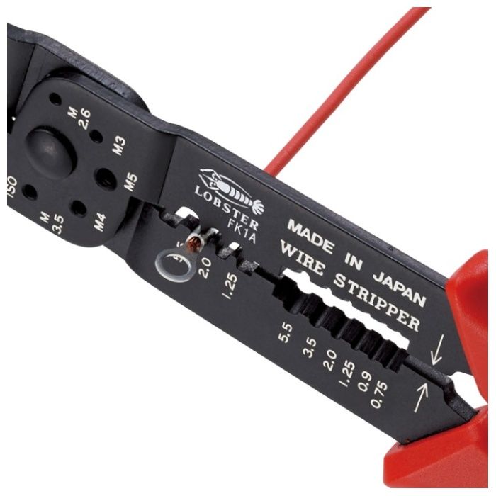 ロブテックス N エビ 電装圧着工具 NFFK1Aの説明画像4