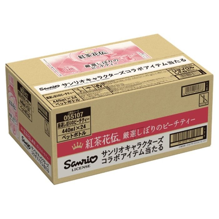 コカ・コーラ 紅茶花伝　厳選しぼりのピーチティー 440ml×24本