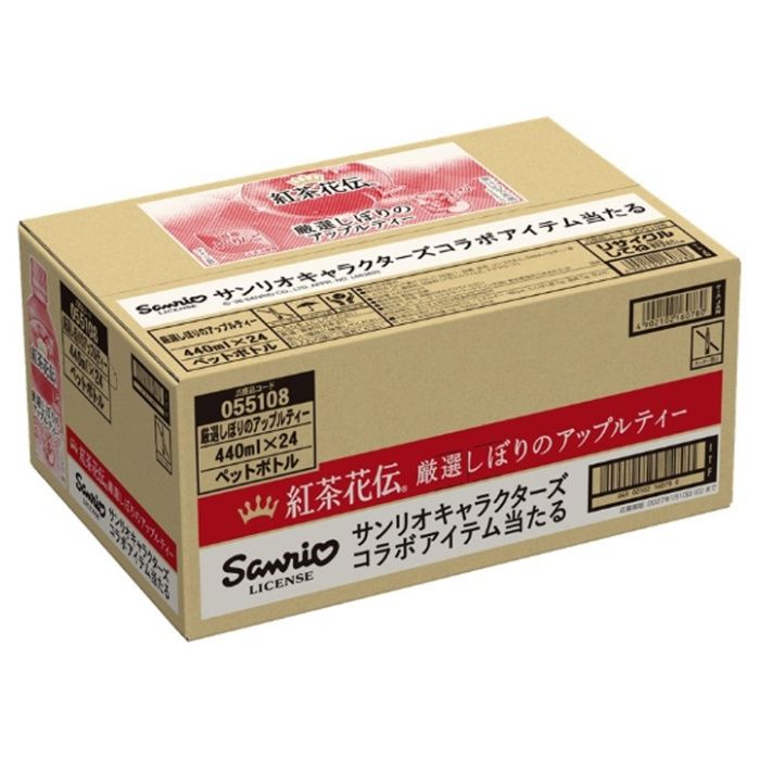 コカ・コーラ 紅茶花伝　厳選しぼりのアップルティー 440ml×24本