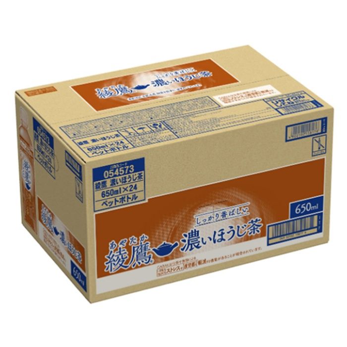 コカ・コーラ 綾鷹 濃いほうじ茶 650ml×24