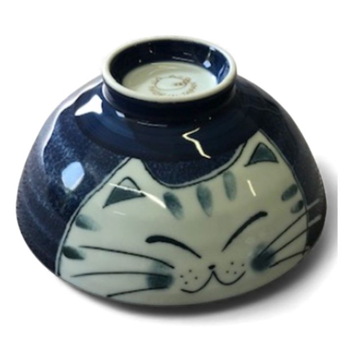 円満ねこ 毛料 青