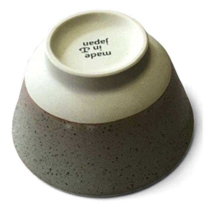 塗分け茶碗 グレー