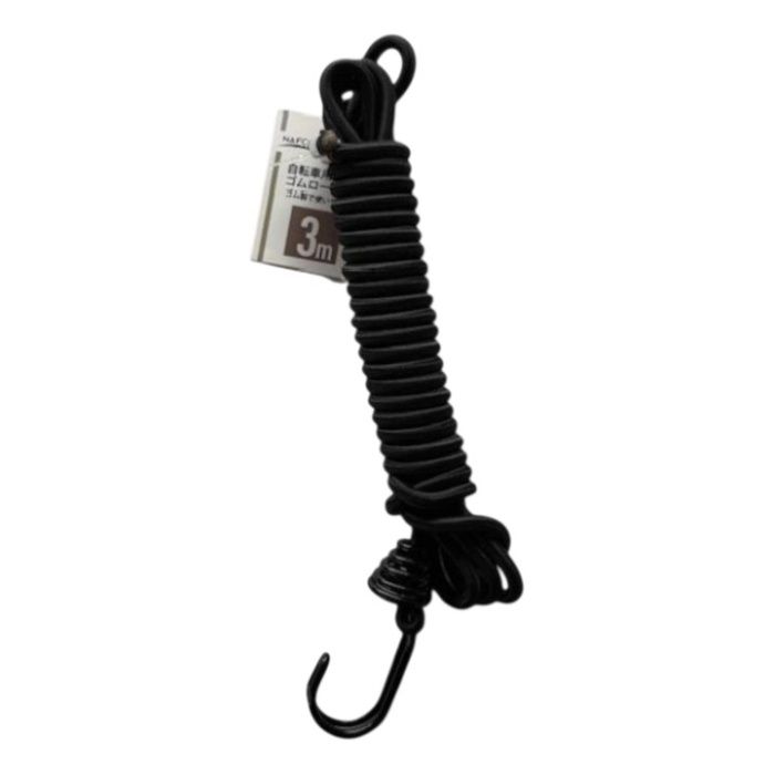 自転車用ロープ 3m ブラック