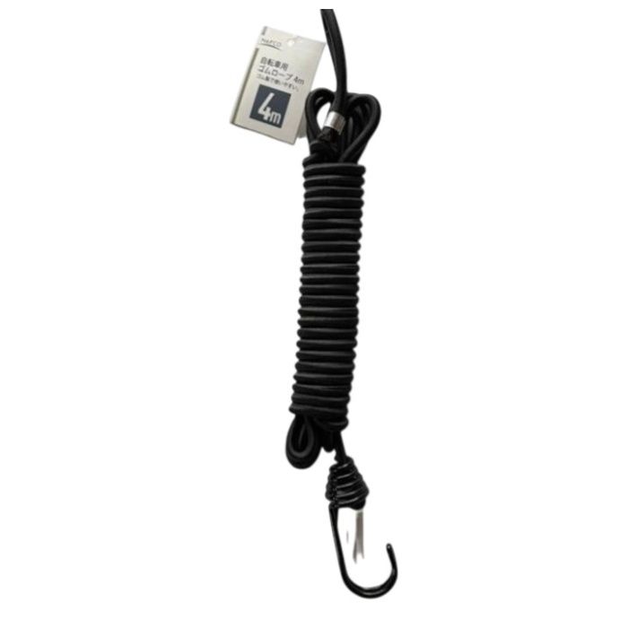 自転車用ロープ 4m ブラック