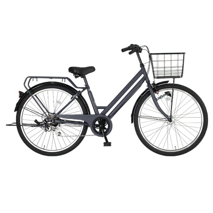 Feel sky FAT軽快車 27.5×1.95 6段 LEDオート マットディープグレー