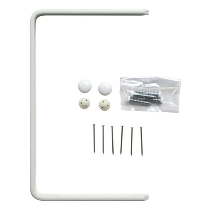 WAKI 石膏ボードにつく棚受 TK-85　シングル+シングル　白の説明画像2