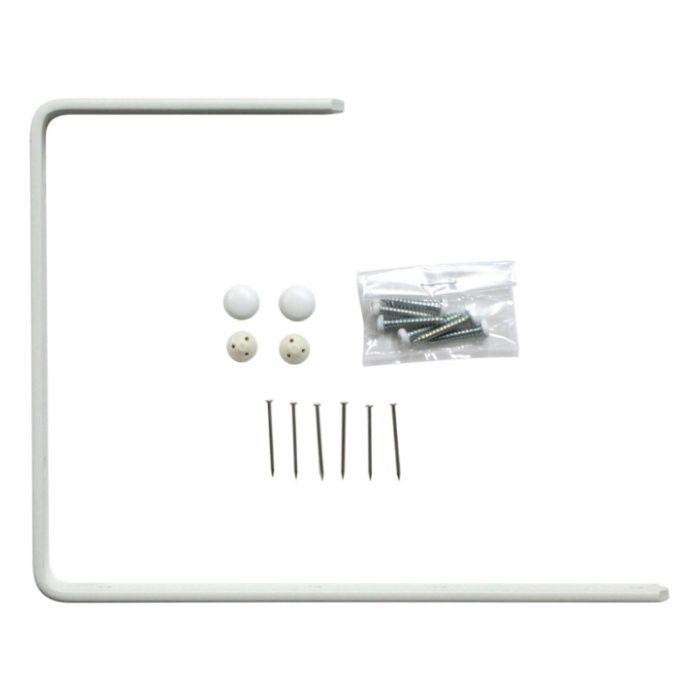 WAKI 石膏ボードにつく棚受 TK-87　シングル+ダブル　白の説明画像2