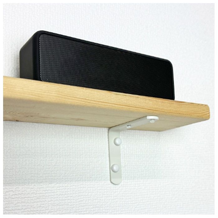 WAKI 石膏ボードにつく棚受 TK-89　シングル　白の説明画像3