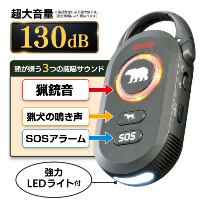 高森コーキ 熊よけアラームBEXX LA-01BRの説明画像4