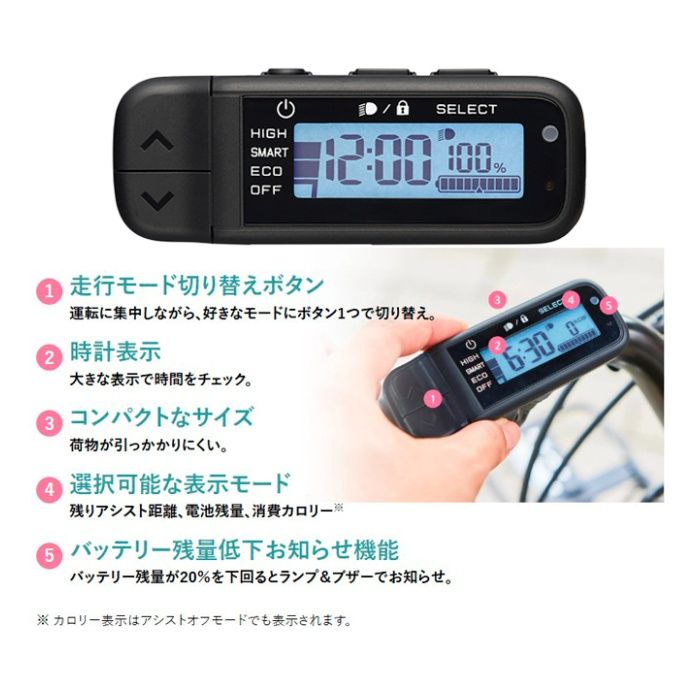 YAMAHA(ヤマハ) PAS ULU 26 マットエクリュの説明画像6