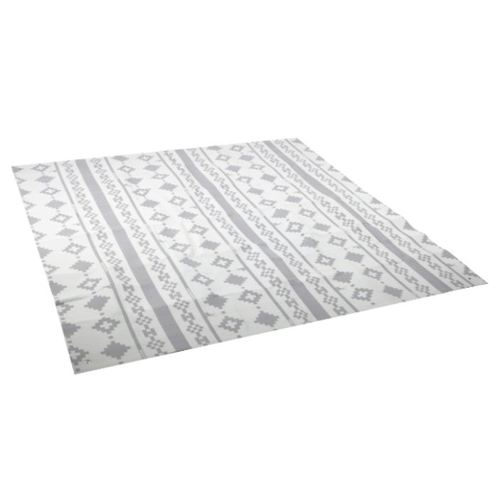 CAPTAIN STAG 厚手クッションレジャーシート 180×180cm(デジタルエスニック柄)ピン4本付 UB-3098