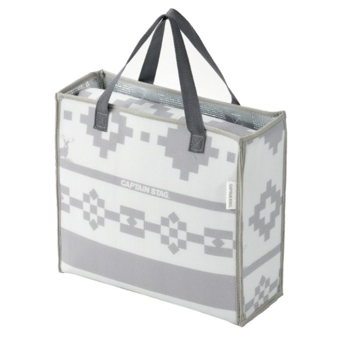 CAPTAIN STAG 厚手クッションレジャーシート 180×180cm(デジタルエスニック柄)ピン4本付 UB-3098の説明画像2