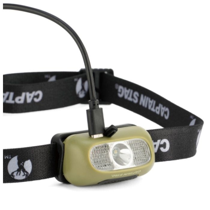 CAPTAIN STAG CS バッテリーヘッドライト(オリーブ) UK-4083の説明画像2