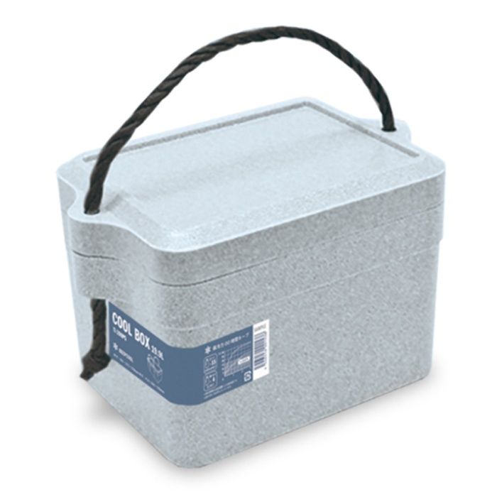 石山 発泡クーラーボックス Ti-45　グレー