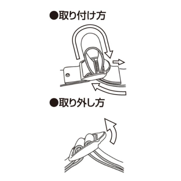 KANUCHI OUTDOOR 結束ベルト ラダーロックタイプの説明画像3