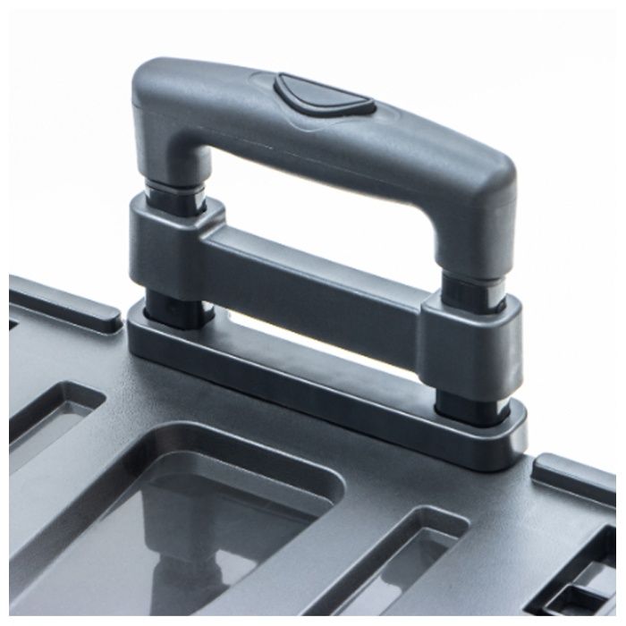 武田コーポレーション 折りたたみコンテナキャリービッグ ZY-XWS7BKの説明画像6