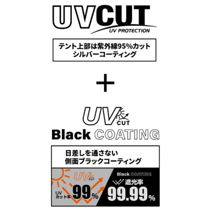 キャプテンスタッグ 着替え・プライバシーテントUV UA-77の説明画像4