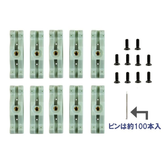 WAKI ピラシェルピン止金具　黒 WPS48　10イリの説明画像3