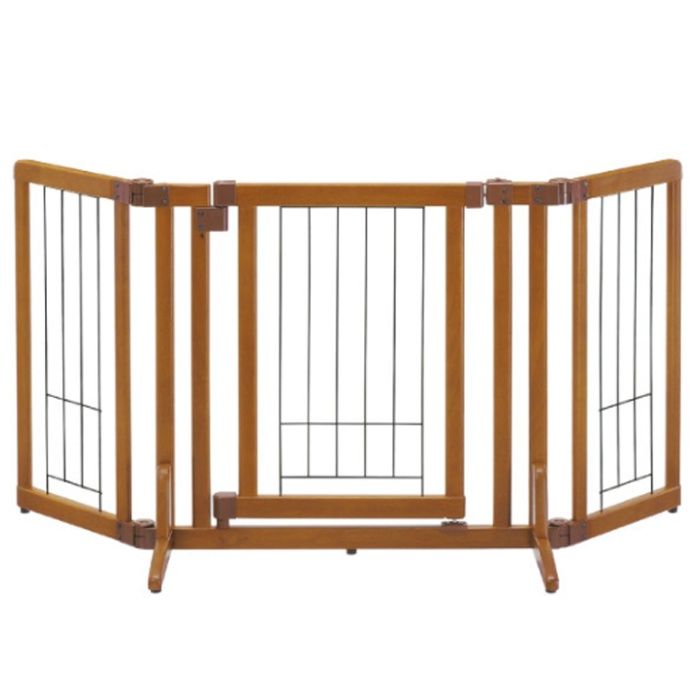 リッチェル 木製おくだけドア付ゲートS BR