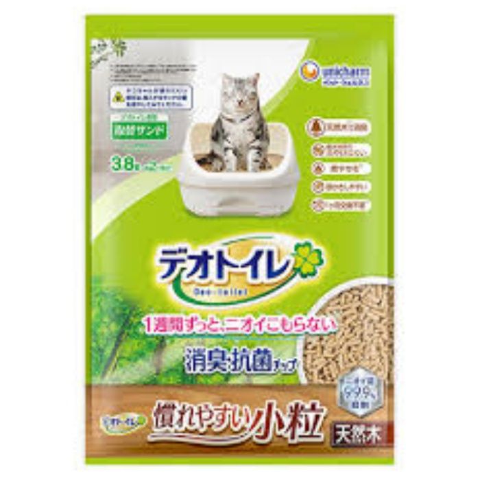 ユニチャーム デオトイレ　消臭・抗菌チップ　天然木小粒 3.8L