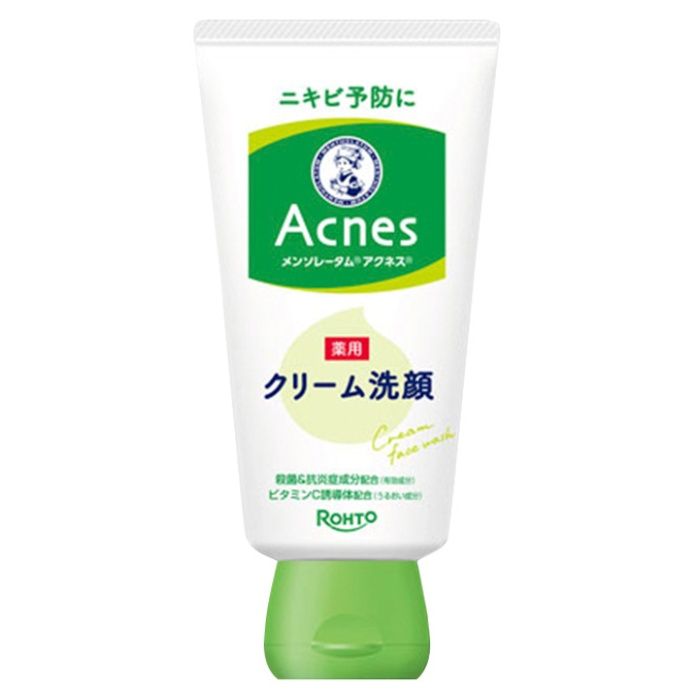 ロート製薬 メンソレータム アクネス 薬用 クリーム洗顔 130g