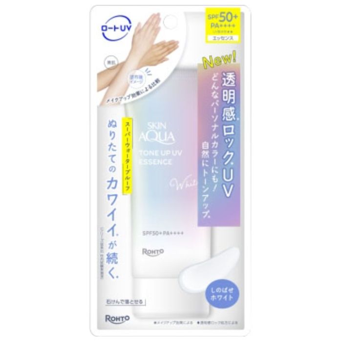 ロート製薬 SKIN AQUA スキンアクア トーンアップUVエッセンス ホワイト 70g