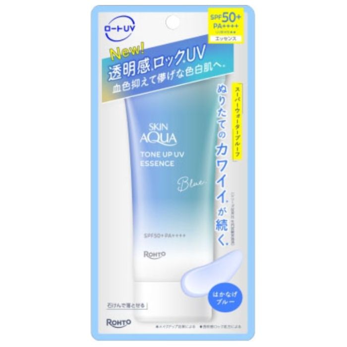 ロート製薬 SKIN AQUA スキンアクア トーンアップUVエッセンス ブルー 70g