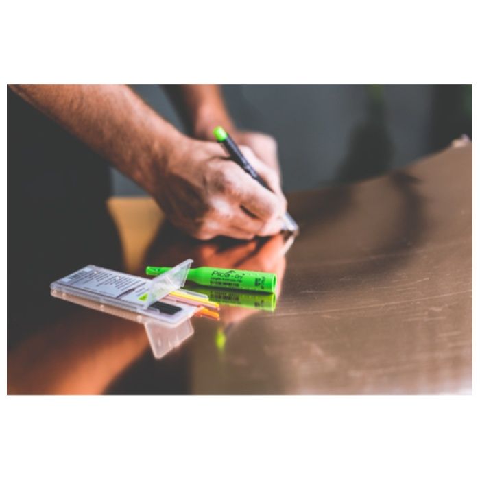 Picaマーカー ピカマーカー　建築用シャープペンシル“Dry"用替芯　10本入り　黒2B　ブリスターパック 4030SB03の説明画像3