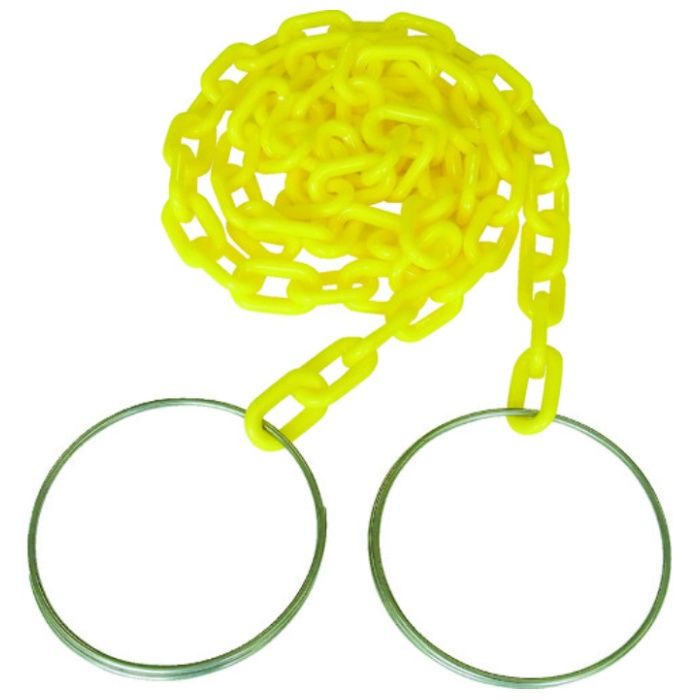 ニッサチェイン　コーンチェイン　6mm×2m　黄 C-254