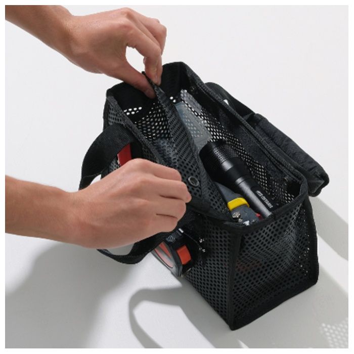 アイリスオーヤマ メッシュツールバッグ　ボックスタイプ TLB-B27の説明画像5