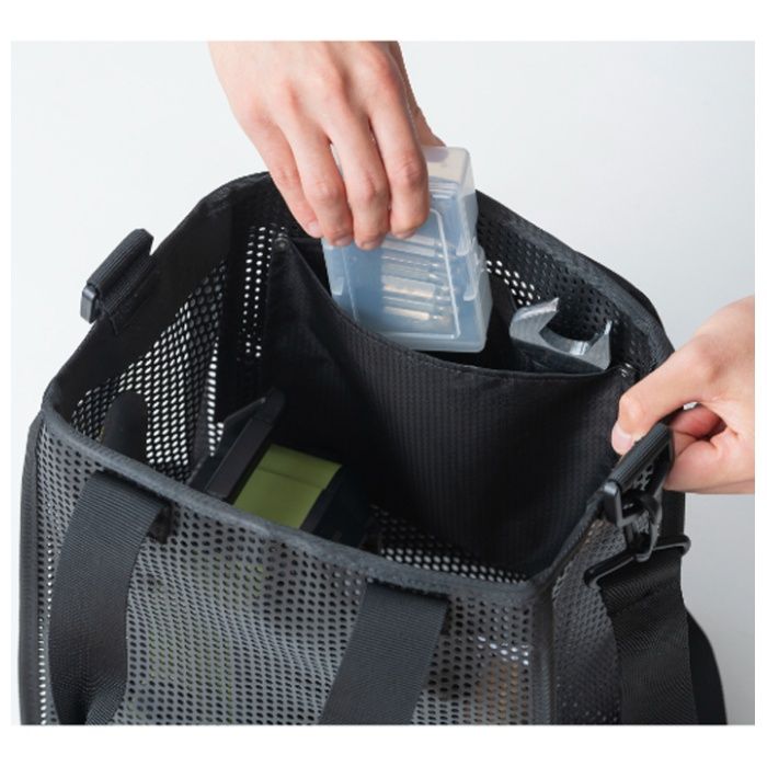 アイリスオーヤマ メッシュツールバッグ　ボックスタイプ TLB-B27Dの説明画像5