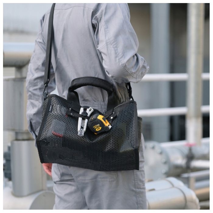 アイリスオーヤマ メッシュツールバッグ　ボックスタイプ TLB-B35の説明画像4