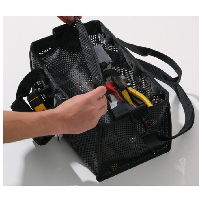 アイリスオーヤマ メッシュツールバッグ　ボックスタイプ TLB-B35の説明画像5