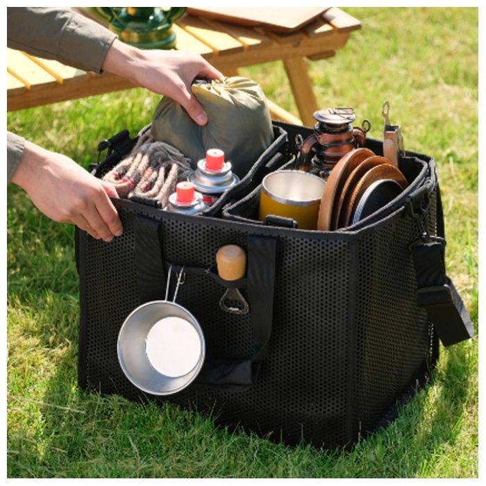 アイリスオーヤマ メッシュツールバッグ　ボックスタイプ TLB-B38の説明画像3