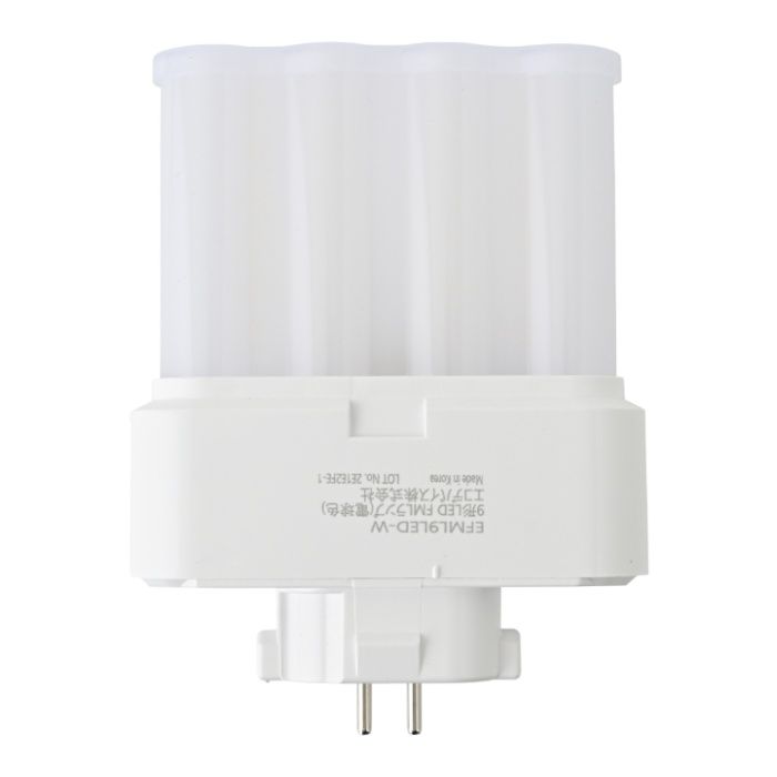 エコデバイス LEDコンパクトランプ　FML9形　電球色 EFML9LED-W