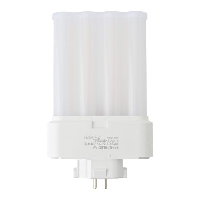 エコデバイス LEDコンパクトランプ　FML18形　電球色 EFML18LED-W