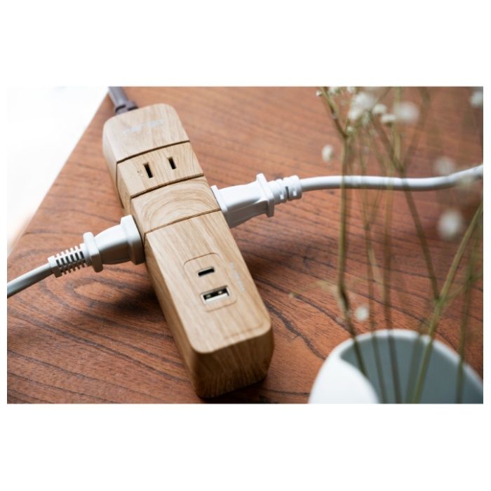 ファーゴ TAPKING T4 PD30W AC4個口 ベージュウッド 1.8Mの説明画像2