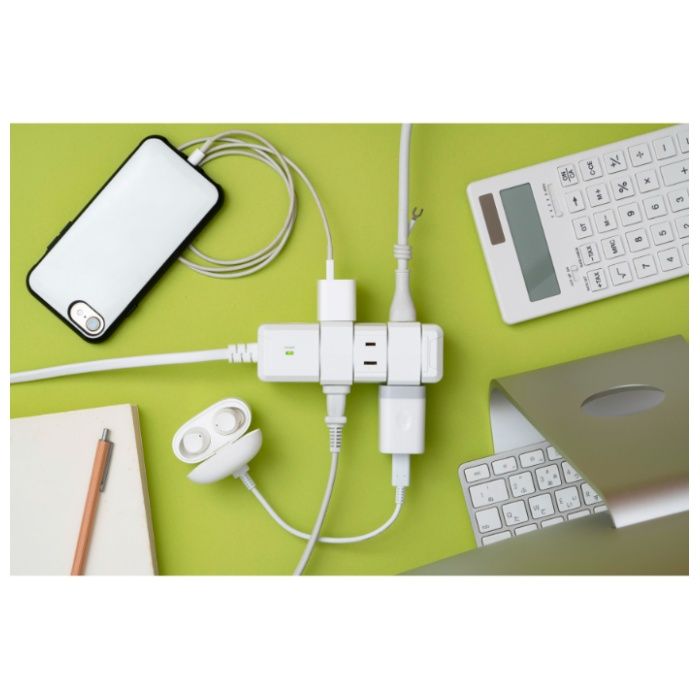 ファーゴ TAPKING AC6個口 ホワイト 1Mの説明画像4