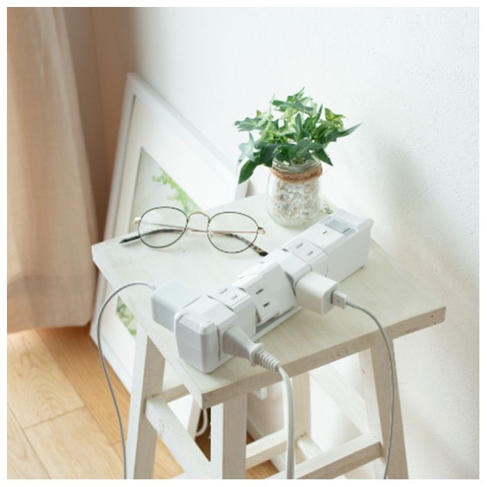 ファーゴ TAPKING AC12個口 ホワイト 1Mの説明画像2