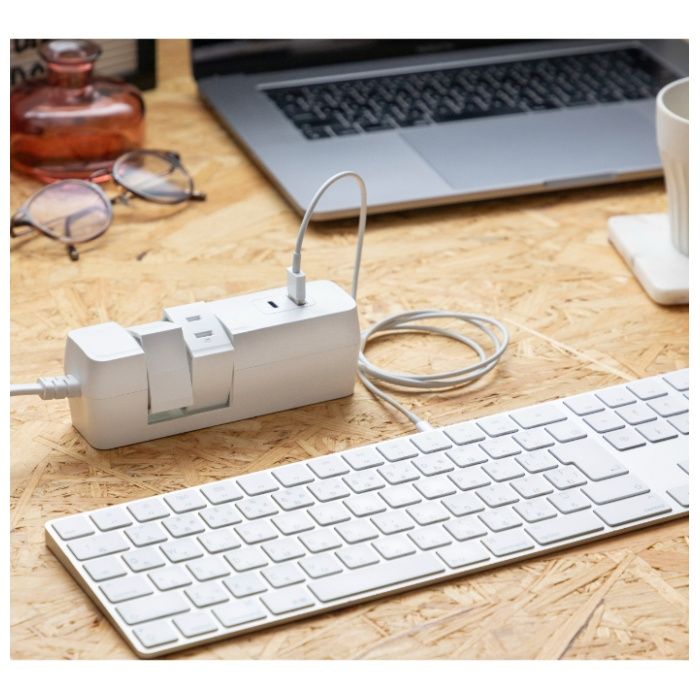 ファーゴ TAPKING T4 PD30W AC4個口 ホワイト 1Mの説明画像2