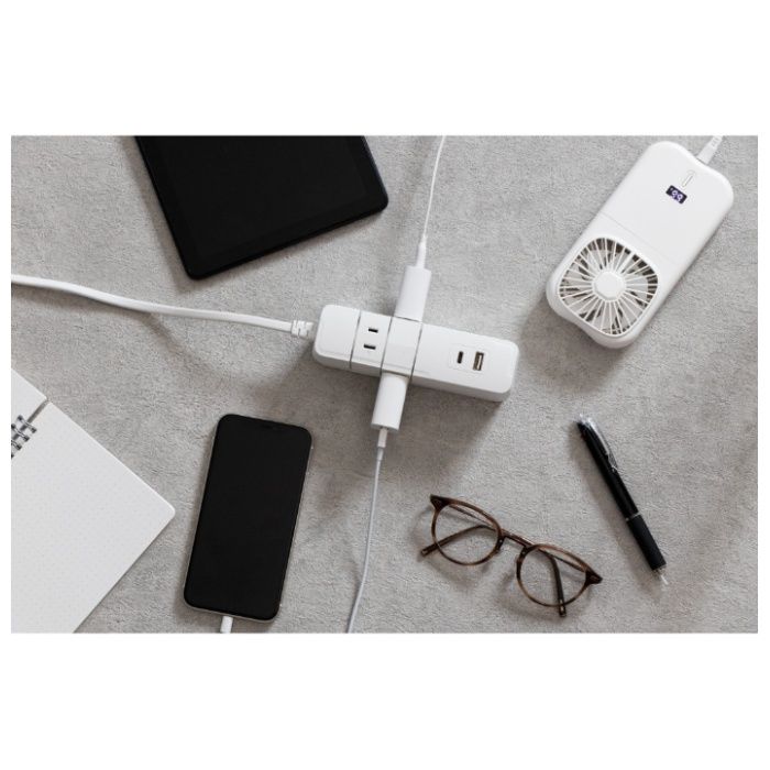 ファーゴ TAPKING T4 PD30W AC4個口 ホワイト 1Mの説明画像5