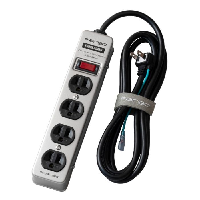 ファーゴ スチールタップ　スリム AC4個口 シルバー 2M