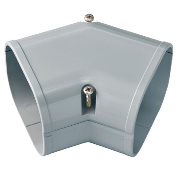 因幡電工 SD100用 スリムコーナー平面45°グレー SKF-100-G