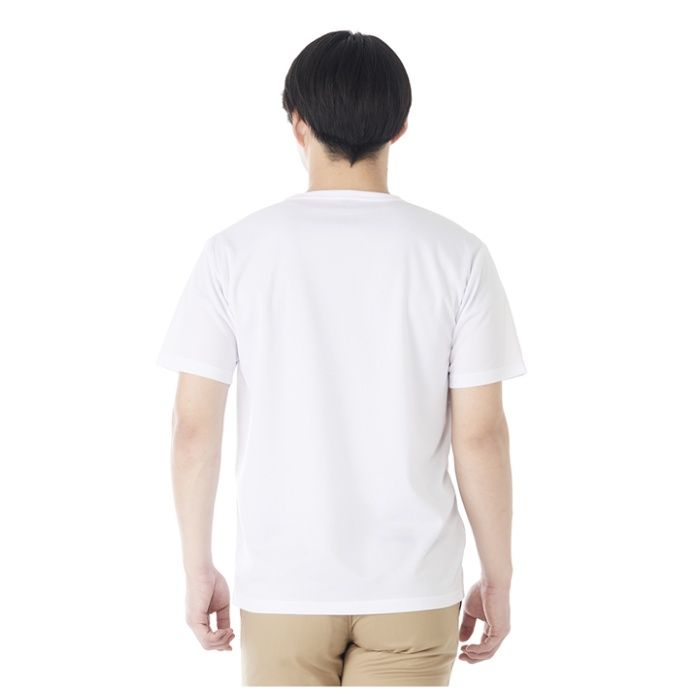 ドライメッシュVネックTシャツ NF063108 ホワイト Mの説明画像2