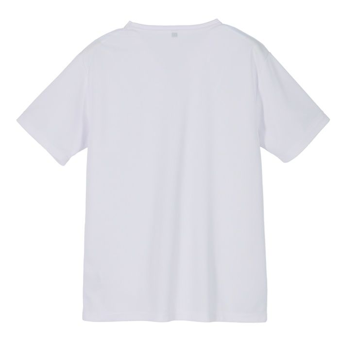 ドライメッシュVネックTシャツ NF063108 ホワイト Mの説明画像4