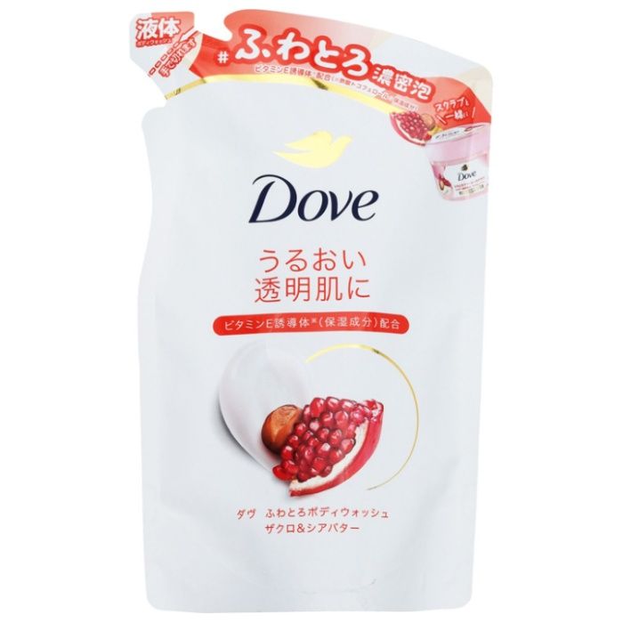ダヴふわとろボディウォッシュ　ザクロ&シアバター詰替 340G