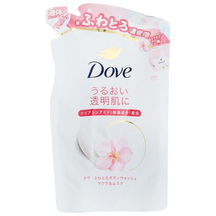 ダヴふわとろボディウォッシュ　サクラ&ムスク替 340G