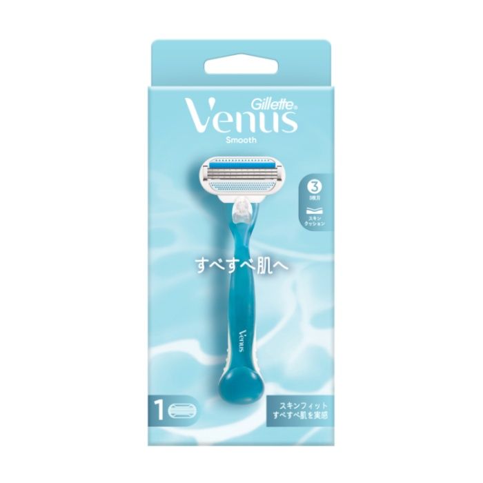 P&G Venus ヴィーナス スムース すべすべ肌へ 女性用カミソリ ホルダー替刃1個付