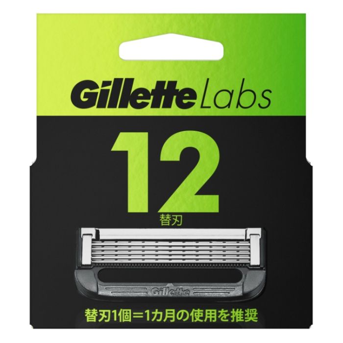 P&G ジレットラボ 角質除去バー搭載カミソリ 替刃 12個