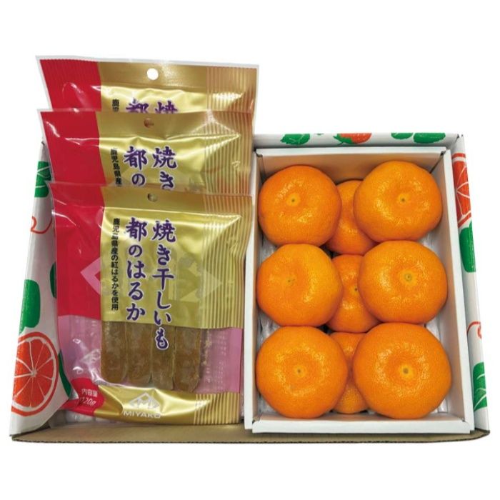 【B14-7】【お歳暮】焼き干しいもと熊本県産 夢未来みかん-承り締切:2025年12月8日